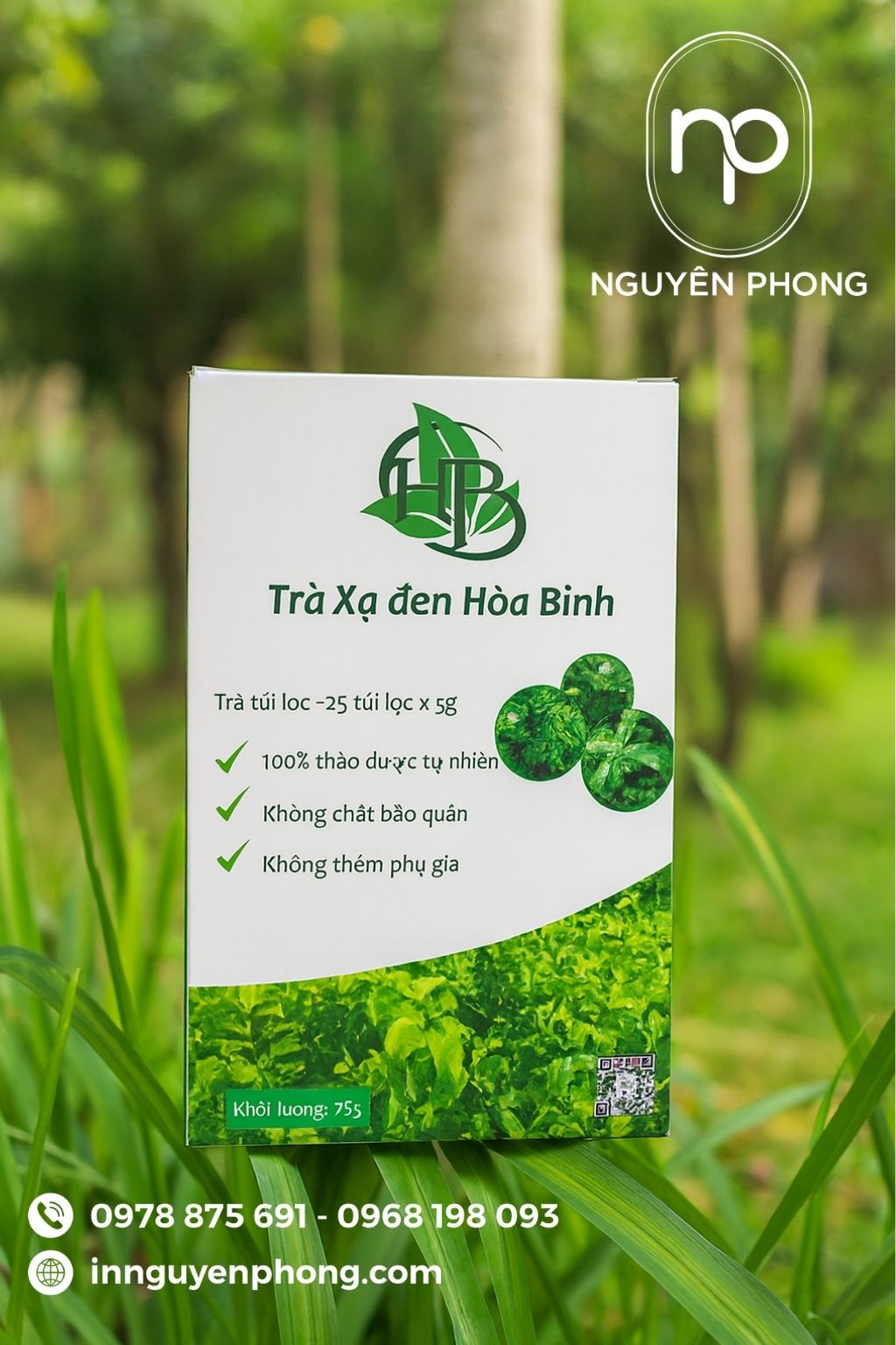 In hộp giấy đựng cao xạ đen in logo